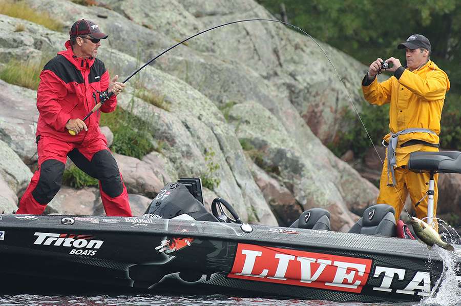 The hefty largemouth, after a cull, would help push Browning close to the 18-pound mark.