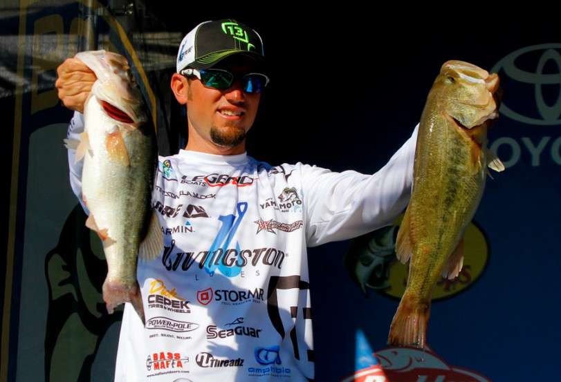 In 2013 he finished runner-up in the FLW Tour AOY standings. On the B.A.S.S. side of things, heâs had two Top 10 finishes in Open competition and made the Day 2 cut at this yearâs BASSfest.