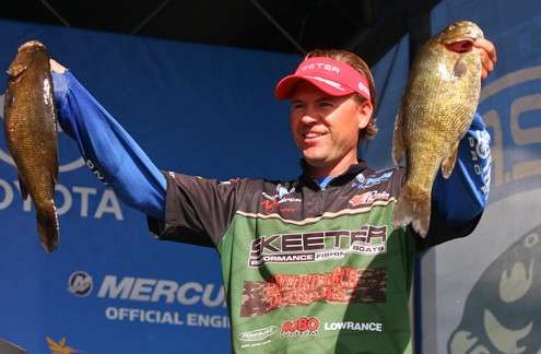 Or Cliff Pirch would sack 23 pounds, 5 ounces on Day 2.