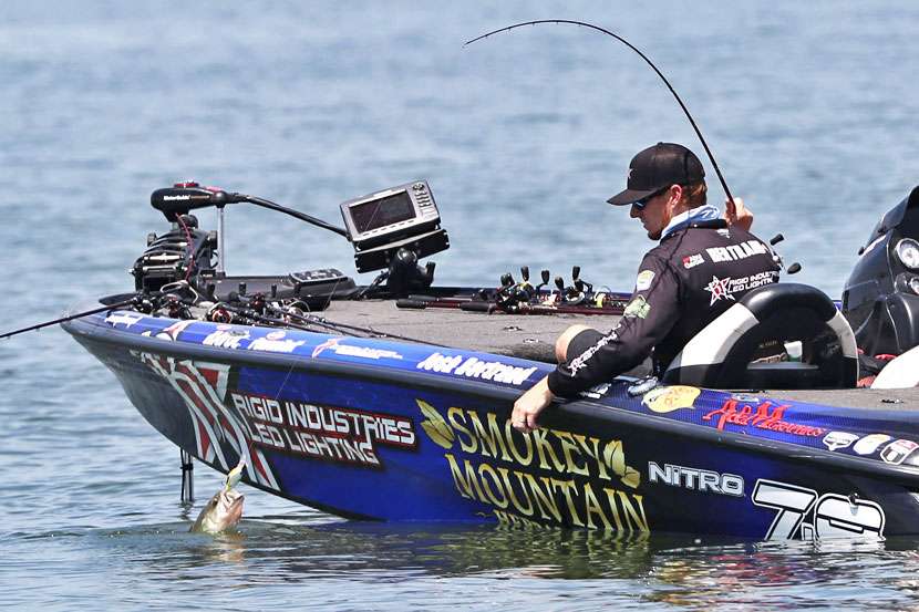 Chapman would go on to win the tiebreaker, and Bertrand would go on to qualify for the Elite Series. He started quick there as well, finishing fourth in the Elite event on Falcon Lake.  