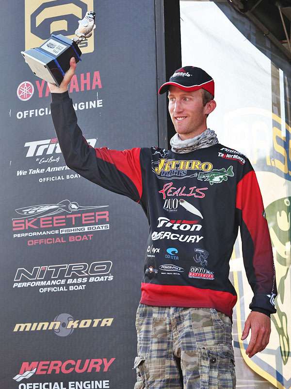 Card qualified for the top level in 2012, making his way through the Bass Pro Shops Bassmaster Southern Opens.  