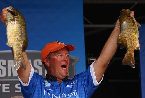 While Steve Kennedy found the biggest stringer of the tournament at 23-14 and finished seventh overall.