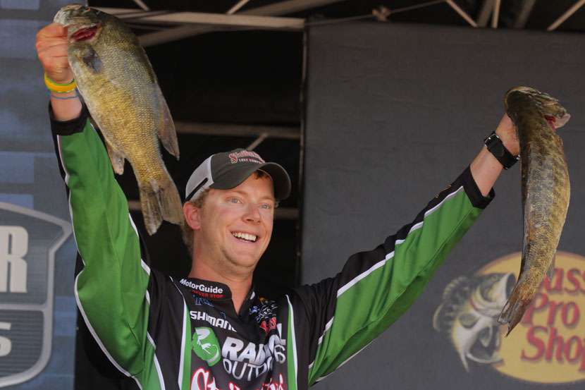 VanDam has two wins under his belt, the first a 2009 Bass Pro Shops Bassmaster Northern Open on Lake Erie and the latest an Elite Series win at the 2012 Green Bay Challenge on Lake Michigan. 