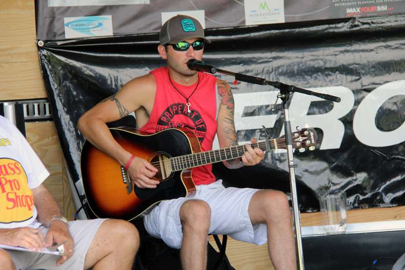 Country music singer/songwriter James Miller entertained the crowd.