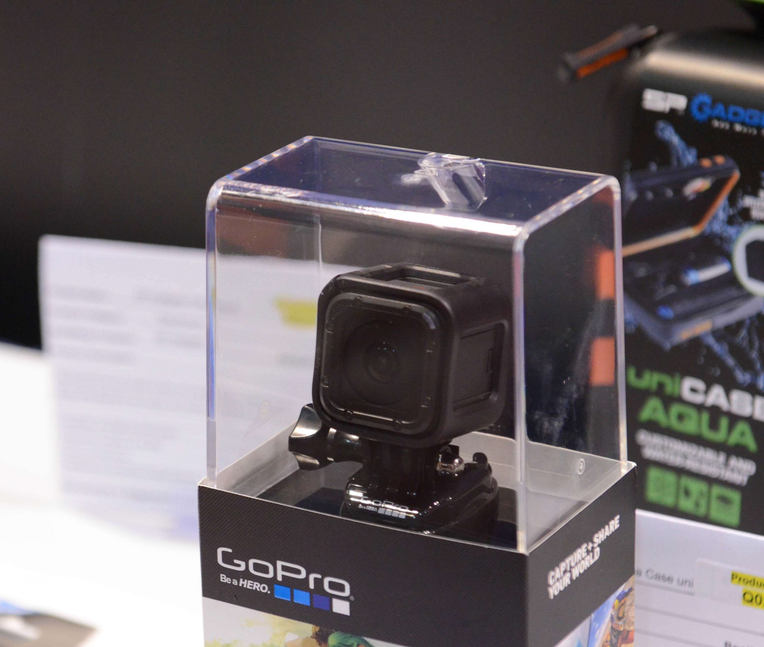 The Hero4 Session's design eliminates the need for a separate housing.