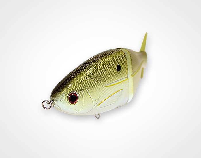 <b>Livingston Lures</b><br>	Swimbaits<br>	Not only will these swimbaits produce Livingston's Electronic Bait Sounds, they will allow you to change it in a whole new way. These baits have a built-in Bluetooth receiver that allows you to interact with them using a phone or tablet. Available in 6- and 8-inch models. 