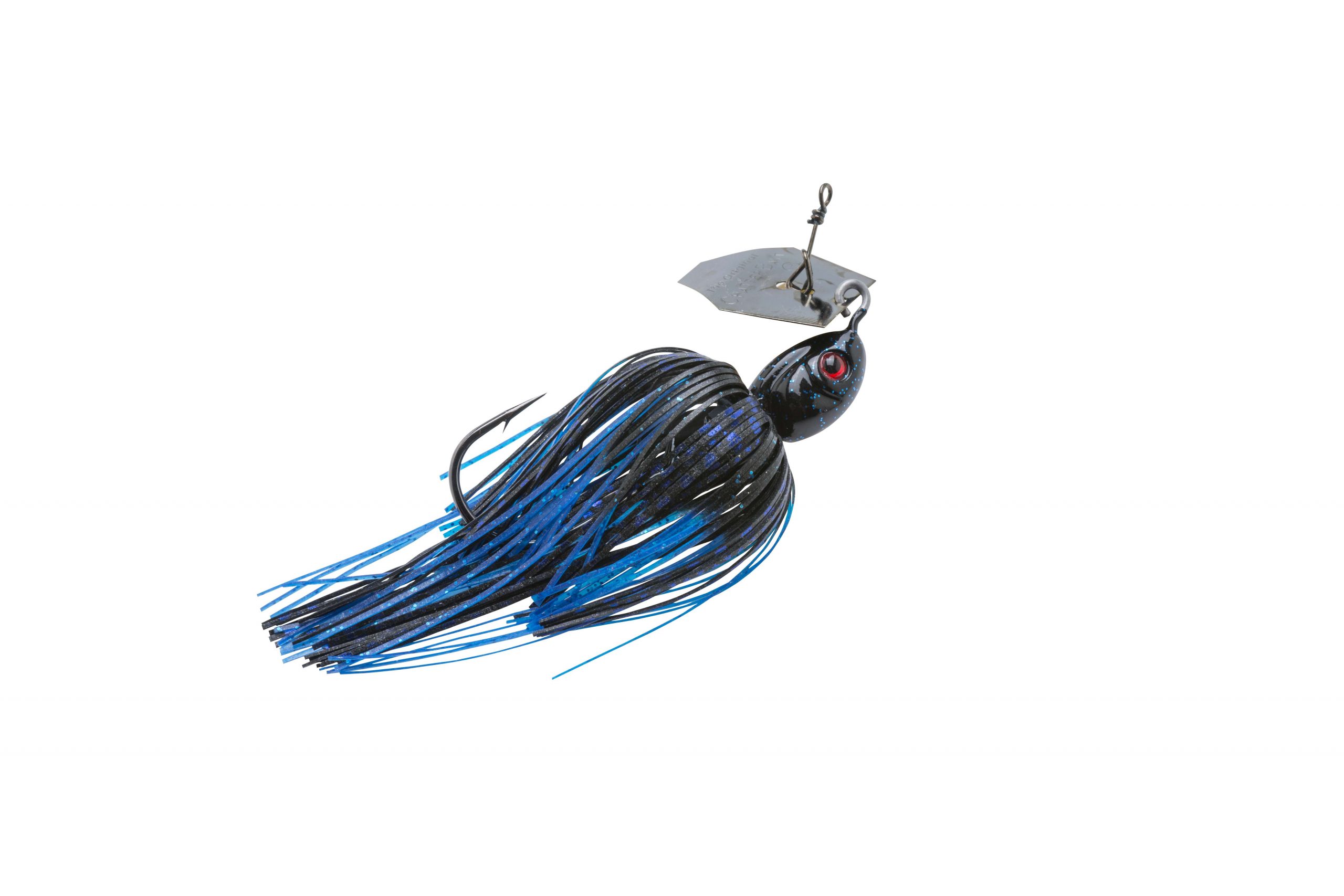 <b>Z-Man</b><br>	Project Z Chatterbait<br>	Featuring a Mustad UltraPoint hook and hex-shaped ChatterBlade, this chatterbait has it all - a quick clip attched to the blade, double-barb trailer keeper and double-umbrella EZ Skirt for a fuller skirt profile. It's available in 10 color combinations. 