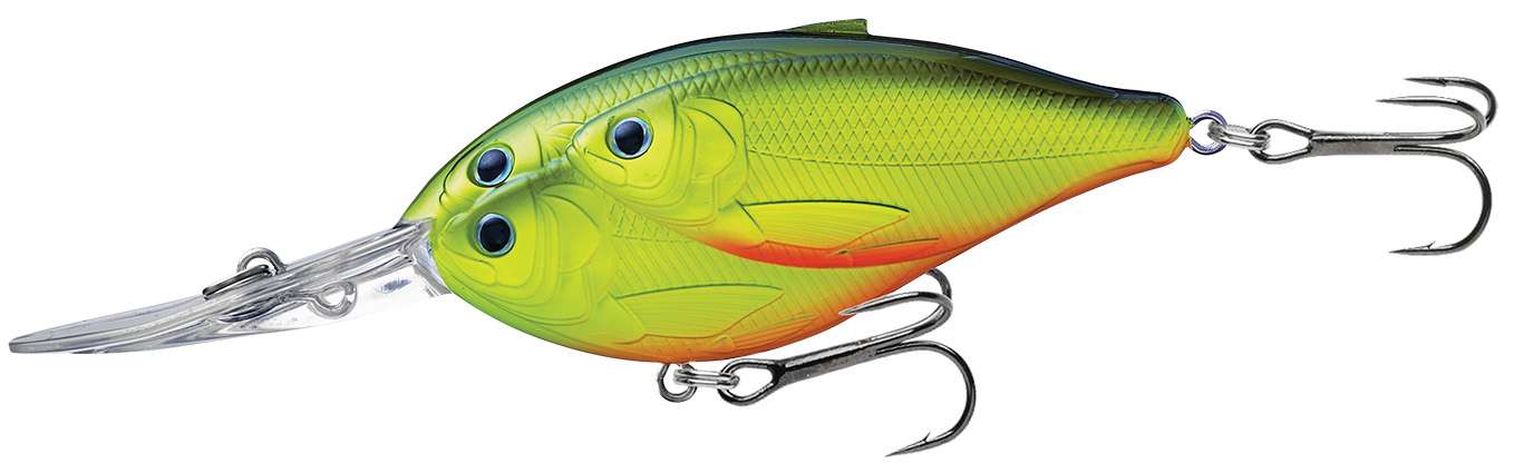 <b>LIVETARGET</b><br>	Threadfin Shad Crankbaits<br>	When bass move to the ledges and focus on large baitfish, specialized lures are required. With three lure sizes targeted at depths from 12 feet to 20 feet, these models within the BaitBall Series represent several large shad separated from the school. Eight color patterns, some with metallic flash enhanced anatomy schemes, offer crankbait specialists a choice for all water colors. One knock rattle.