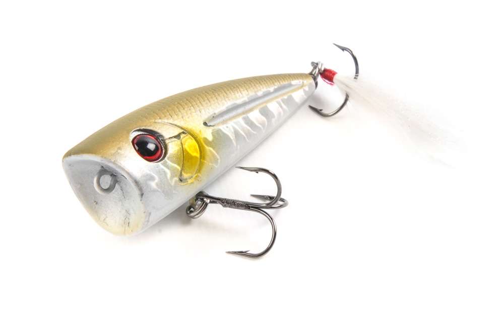 <b>Livingston Lures</b><BR>
Walk N Pop 65-1 <BR>
The Walk N Pop 65 is a new size for Livingston's poppers and its L face design maximize water spray and sound. Its unique weight moving and balancing system allows it to cast far and sit perfectly in the water.