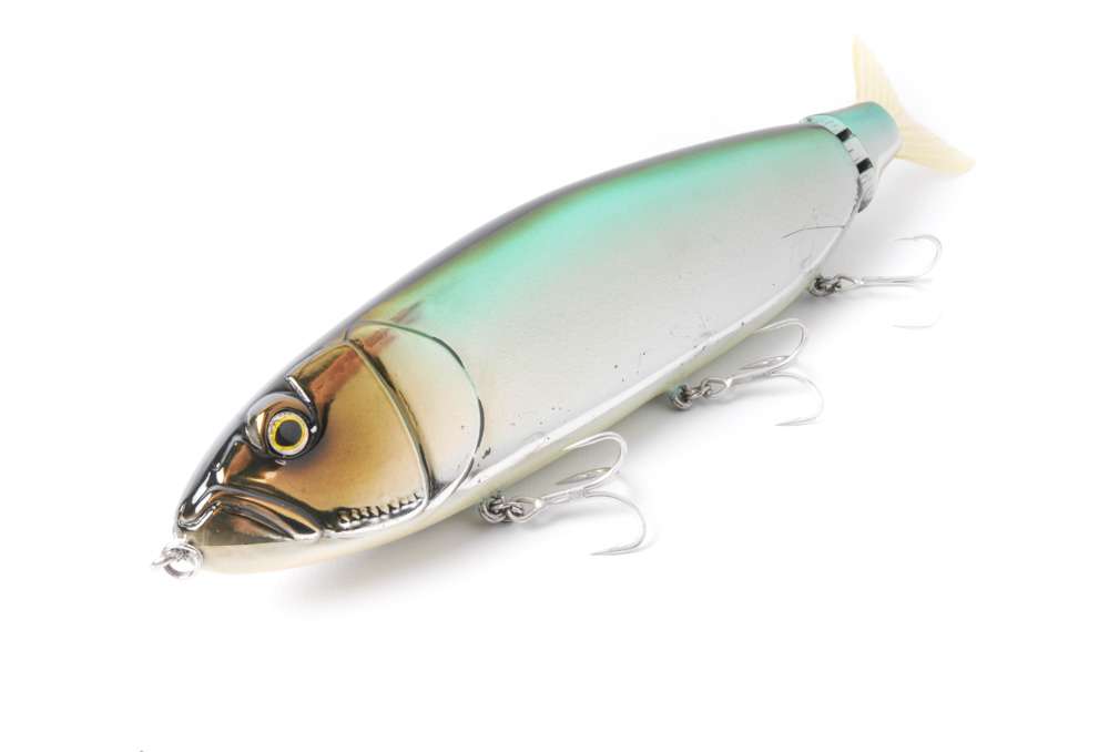 <B>Deps</B><BR>
Gira Gira Kogeki 13-inch<BR>
This 14-ounce glide bait with a fast fall rate is designed to flutter on the fall like a magnum spoon.