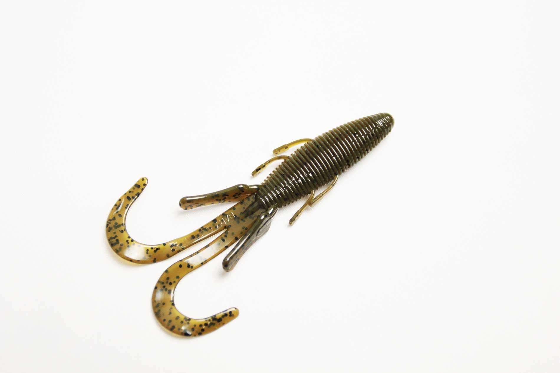 <b>Missile Baits</b><br>	Baby D Stroyer<br>	The Baby D Stroyer is the bite-sized version of the monster creature bait, the D Stroyer. The Baby measures just under 5 inches long with extended tails, which undulate with the slightest twitch. The Baby D Stroyer has some mass to its body, but still in a smaller profile. It can be rigged a ton of different ways, including Texas rig, Carolina rig, wobble-head jig, shaky head, as a jig trailer, or for punching. It has a versatile, fish-catching shape with a natural action bass canât resist. They will be available in eight colors, including the popular Green Pumpkin Flash and the all new GP3. Green Pumpkin is the color shown above.