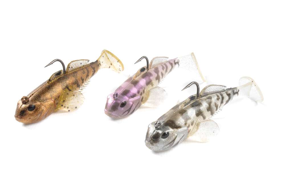 <b>LIVETARGET</b><br>
Goby<br>
With the goby now a prolific baitfish in the Great Lakes region, LIVETARGET introduces two variations of this pre-rigged and weighted soft-plastic lure to mimic this forage. With three sizes/weights, and eight colors, this introduction will give Northern anglers a goby âmatch-the-hatchâ offering in anatomy and coloration detail.