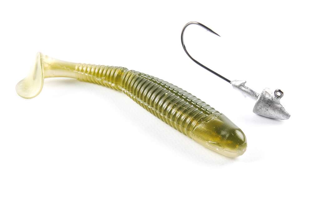 <b>Culprit	</b><br>
Incredi-swim<br>
The Culprit 5-inch Incredi-Swim has an oval shape that avoids twisting in the fish's mouth. This results in more positive hook sets. The rings reduce friction in and out of cover and help slip through a bass' teeth easier allowing for better hook penetration.