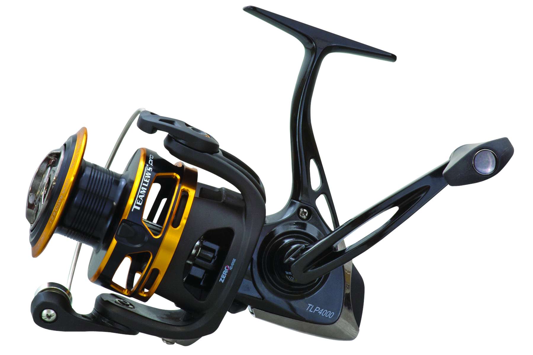 <b>Lew's</b><br>	Pro Speed Spin Spinning Reel<br>			The Pro Speed Spin features an aluminum body and sideplate, and a lightweight but strong carbon C60 skeletal rotor with stainless bail wire. The reelâs main shaft is stainless steel and pinion gearing is solid brass. Performance is super smooth with its premium 12 stainless steel bearing system. Drag performance is smooth too, thanks to a sealed Carbon Teflon multi-disc drag system.Four sizes available, from 1000 to 4000.