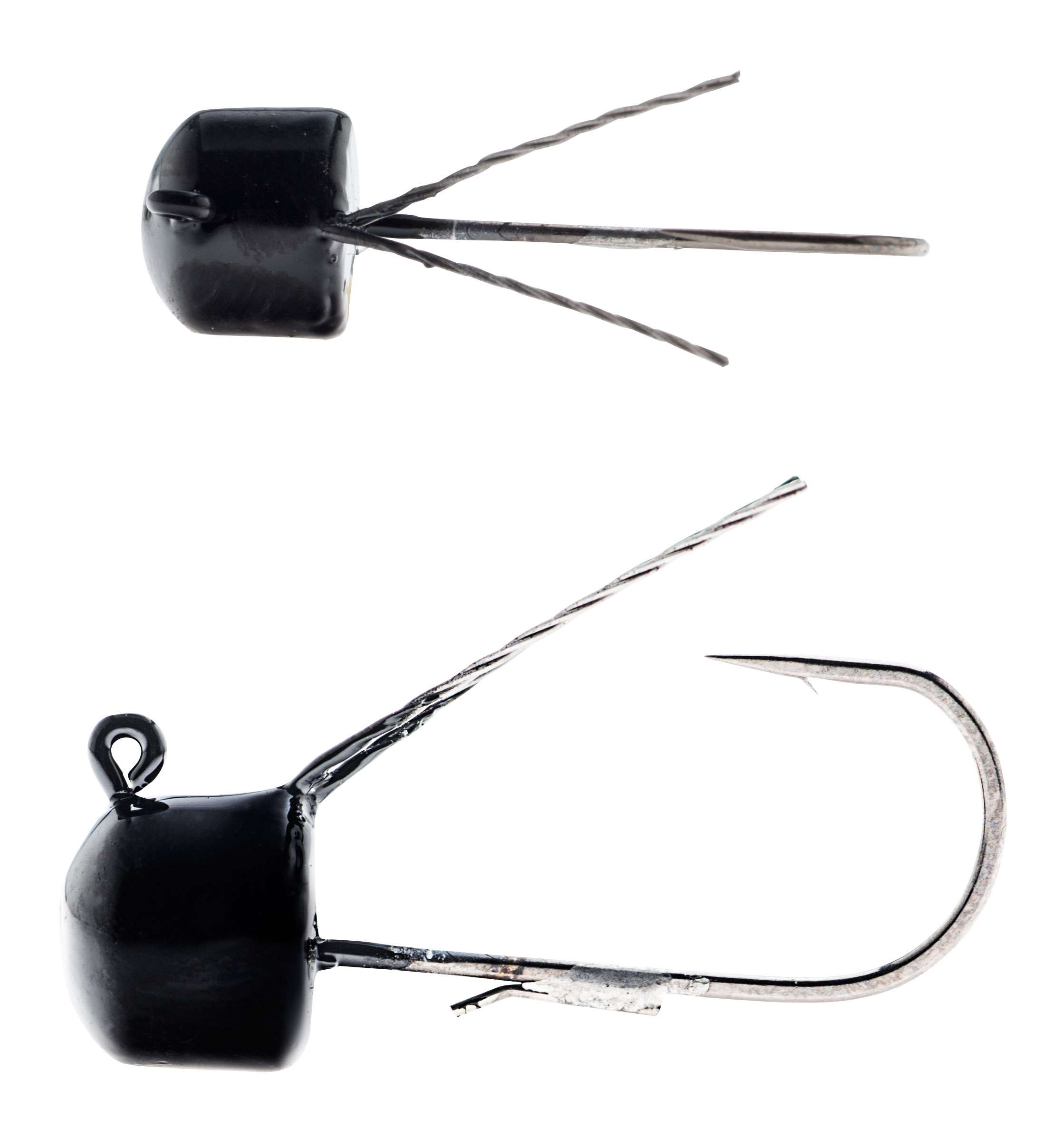 <b>Z-Man</b><br>	Finesse ShroomZ Weedless<br>			This new jighead features an adjustable dual weedguard and a welded wirekeeper to hold your plastics in place. A black nickel hook completes the package. Available in green pumpkin or black, and in sizes 1/10, 1/6 and 1/5 oz. 