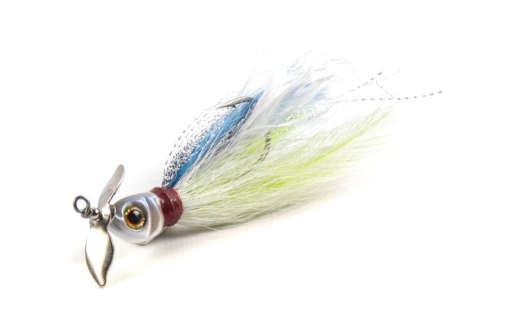 <b>Greenfish Tackle</b><BR>
Kami Hair Jig<BR>
Available in four sizes and five great colors, this hair jig comes in four sizes 3/8 ounce, 1/2 ounce, 3/4 ounce and 1 ounce.