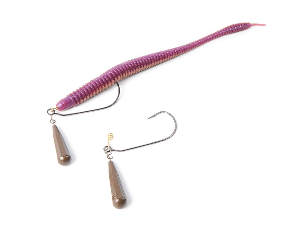<B>Zappu</B><BR>
Eye Shot Rig<BR>
Constructed of lead, this rig allows your bait to fall striaght down and is a hybrid between a short drop shot rig and a sliding jighead.