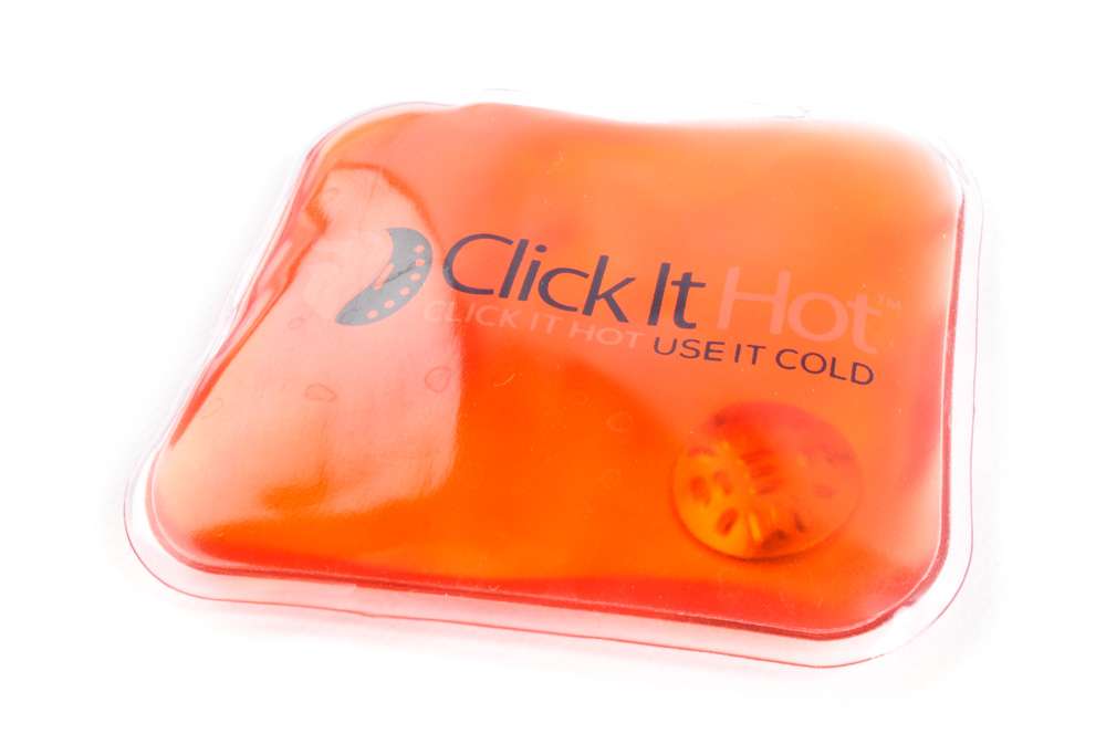 <b>Click It Hot</b><BR>
Click It Hot<BR>
Click It Hot has a line of hand and body warmers/coolers to keep any angler comfortable while on the water. To warm during cold weather, simply click the coin and massage the crystals to start the warming process. To use cold, place the packet in the freezer until chilled.