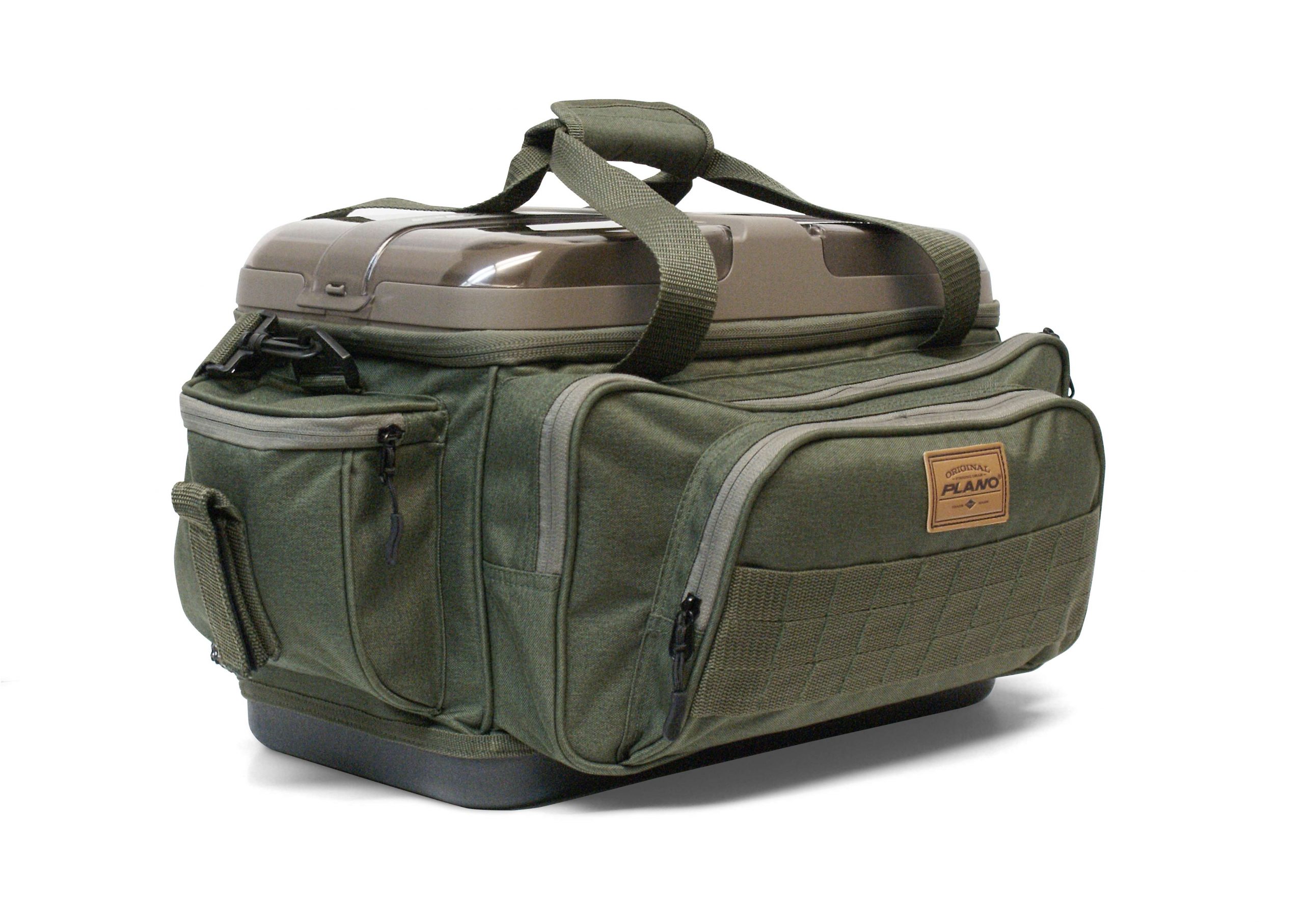 <b>Plano</b><br>	A-Series Quicktop<br>			Need a new go-to tackle storage bag? This good-looking one has four trays with addtional storage in the hard-top lid. The base is waterproof (the rest of it is water-resistant) and this thing is tough enough to withstand whatever you throw at it. 