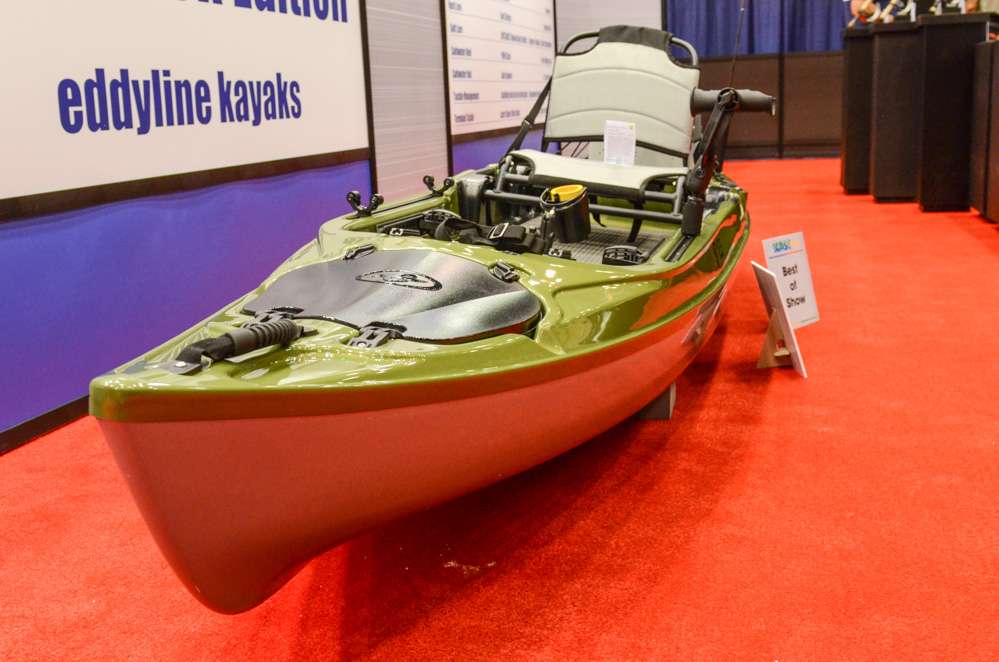 ICAST 2015 Overall Best of Show â eddyline kayaks<br>
Product: eddyline C-135 YakAttack Edition
