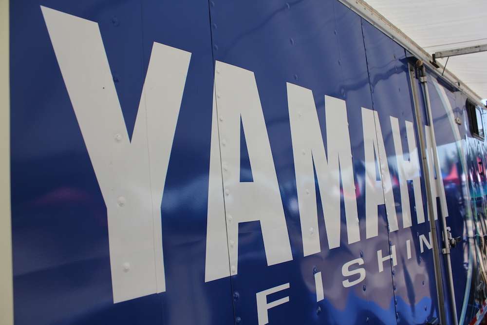 More to see at the Yamaha booth but you'll have to make your way out to see it all. 