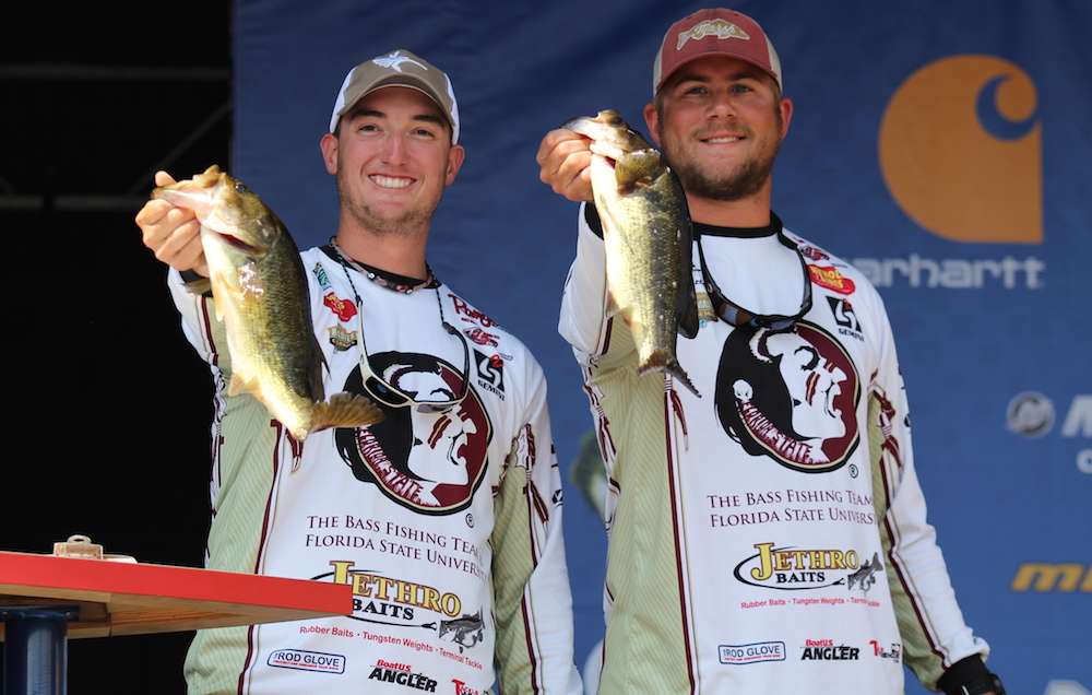 Cody Spears and Justin Mahon of Florida State University sit in 12th with 5-8 after Day 1.  