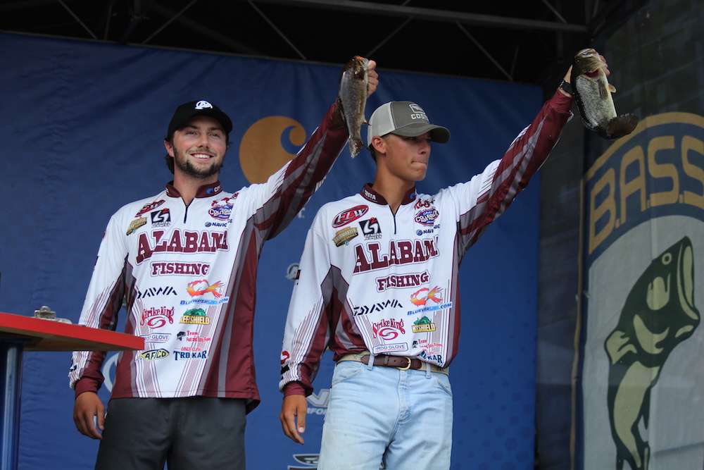 Anderson Aldag and Lee Mattox of the University of Alabama finish 30th with 4-9. 