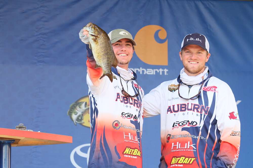 Murphy Klumpp and Lucas Brown of Auburn University finish 28th with 5-4. 