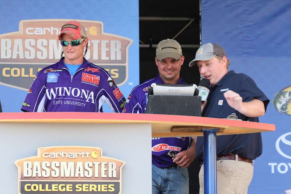 One bullet dodge for ECU as Cade Laufenberg and Wyatt Stout of Winona State University come up short on Day 2 after a strong start and finish 16th with 7-6.