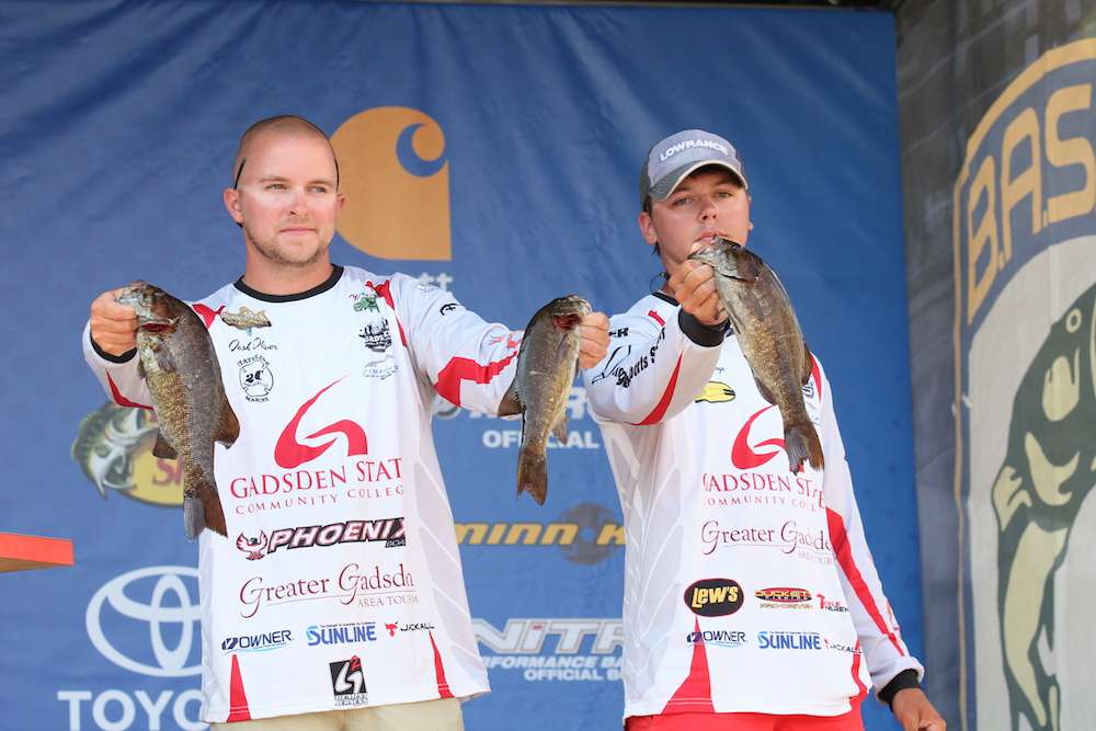 Josh Oliver and Nathan George of Gadsden State Community College finish 18th with 7-3. 