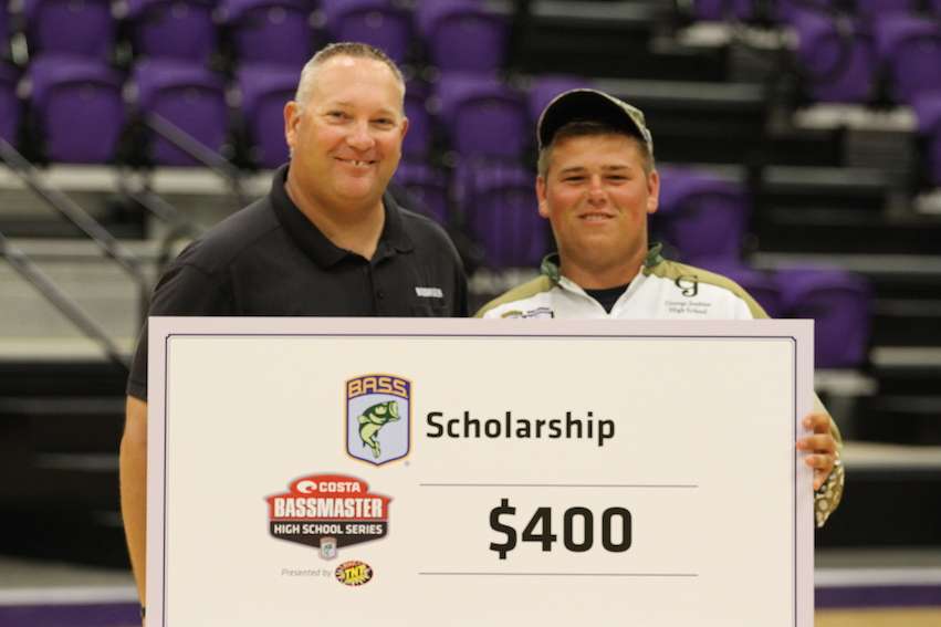B.A.S.S. gave out two scholarships at registration. One for $400â¦