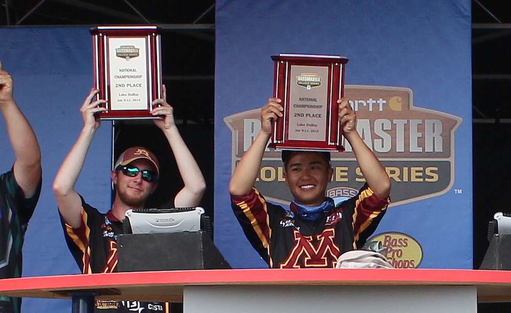Trevor Lo and Chris Burgan of the University of Minnesota finish 2nd and will be competing in the bracket as well. 