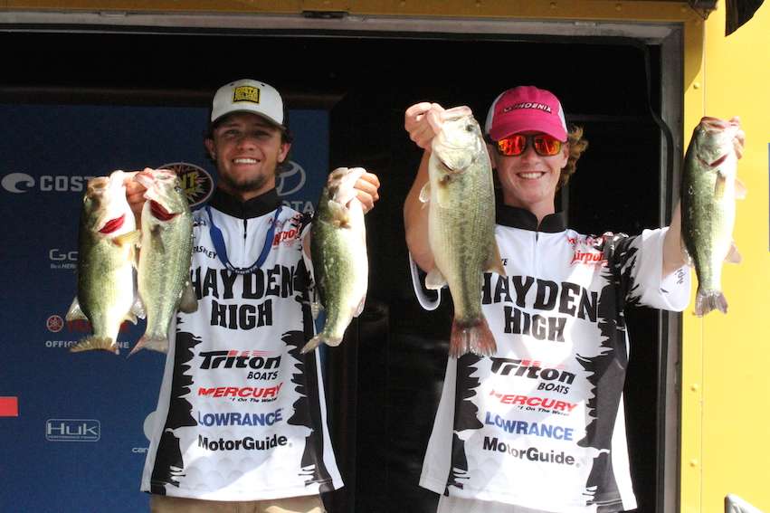 Taylor Ashley and Chase Kanute (6th, 29-10)