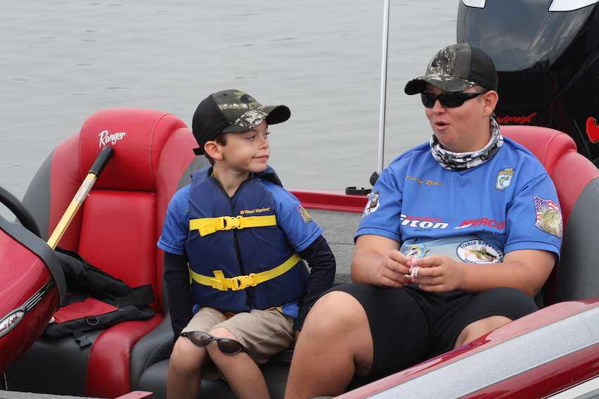 The Junior anglers range from all ages up to the highest middle school grade possible.