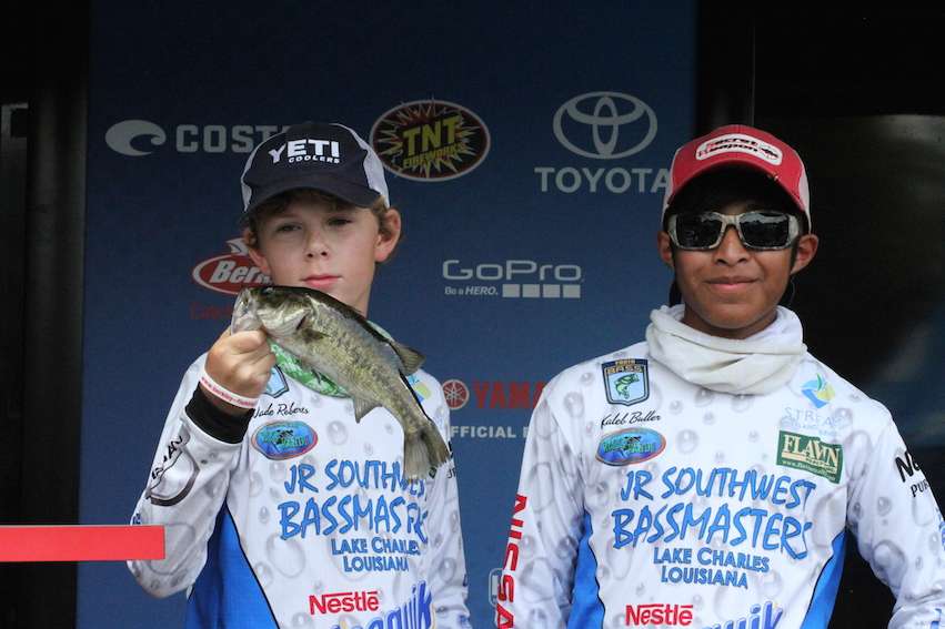 Wade Roberts and Kaleb Buller of Louisiana are in 9th with 14 ounces on the Junior side.