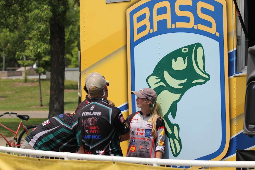 The weigh-in is set to get underway for Round 1 of the College Bassmaster Classic Bracket. The Top 8 individual collegiate anglers in the country face off in head-to-head match-ups to see who will make the semi-finals. 