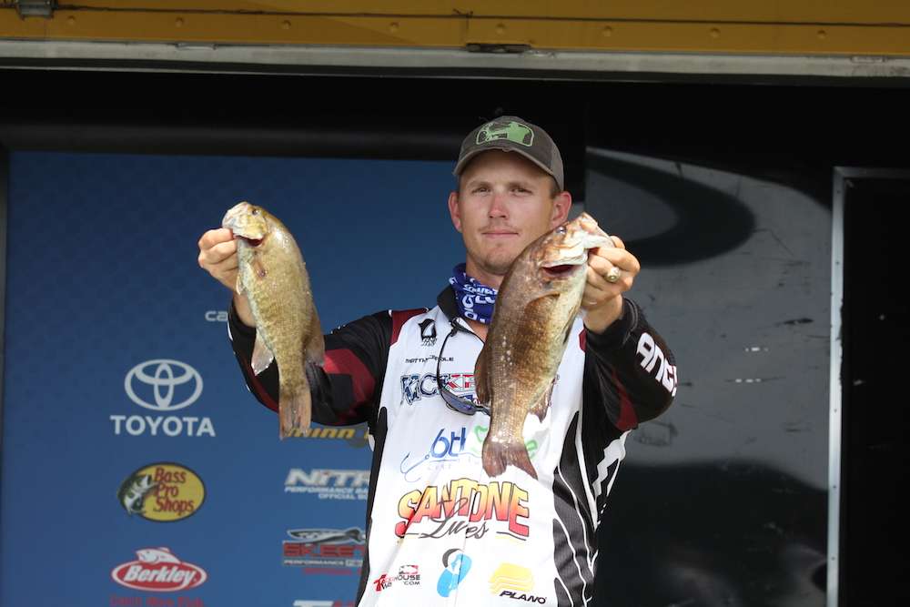 McArdle had 2 fish for 3-15. 