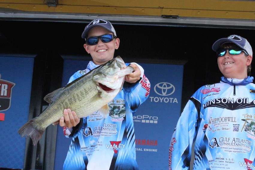 Because Brent Randall and Giancarlo Russo brought an 8-10 to the scales. They finished 3rd.