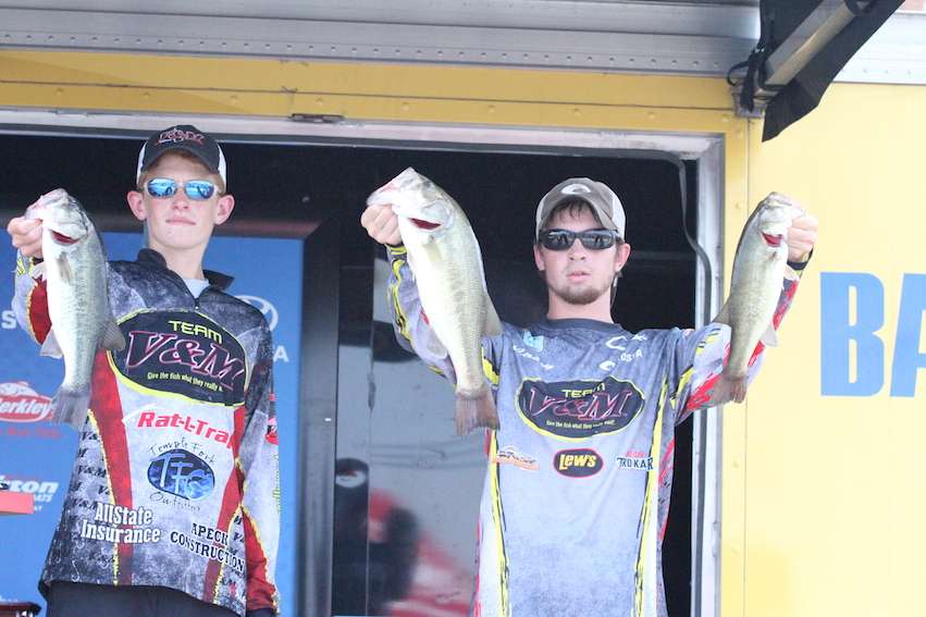 They brought three to the scales and didn't take the lead from Blanchard and Fortenberry.