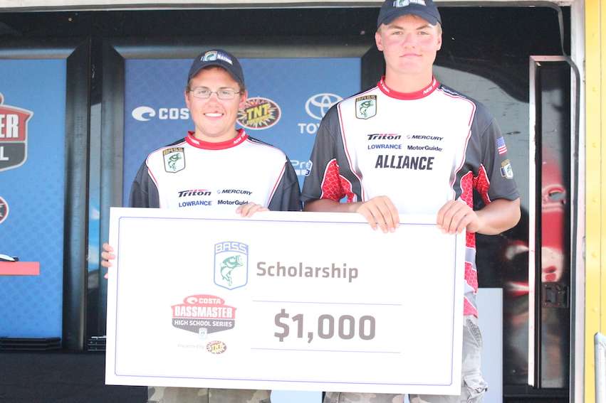 Michael Arndt and Ryan Hujar share a $1000 Scholarship.