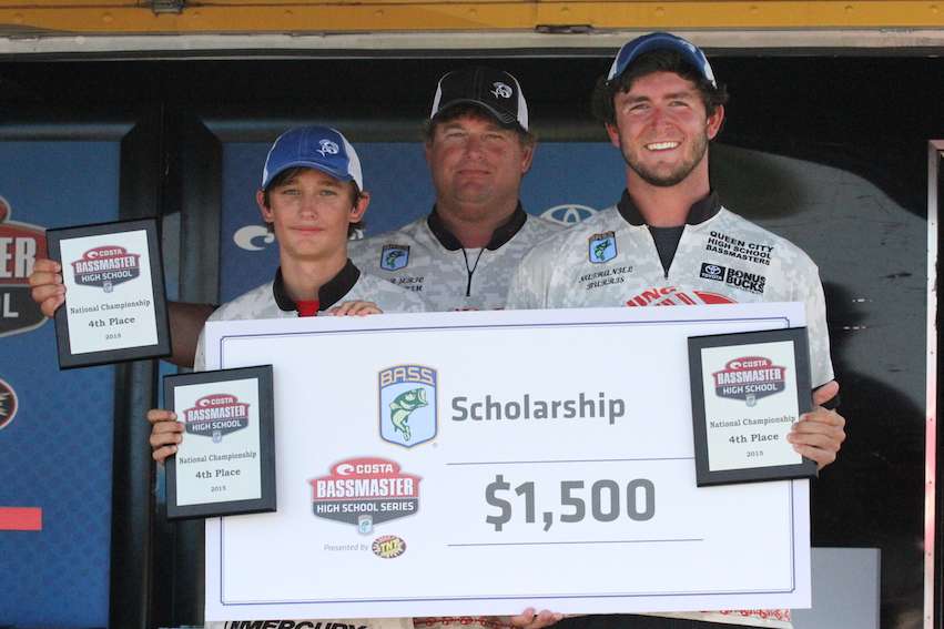 Hunter Silverstrim and Nathaniel Burris share a $1,500 Scholarship.