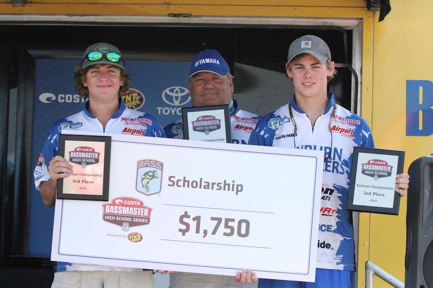 Lucas Lindsay and Logan Park share a $1,750 Scholarship.