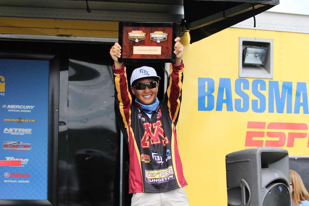 For his win, Trevor Lo earns a Classic berth, free entrees into all nine Bass Pro Shops Opens, a fully-rigged Toyota Tundra and a fully-rigged sponsor-provided boat-and-motor combo. 