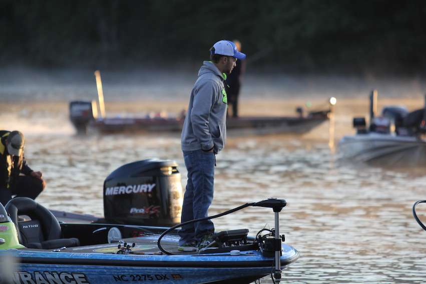 Carson Orellana is one of four anglers fishing solo this week. He qualified at Lake Norman by himself.