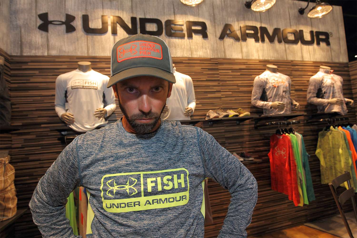 That's serious fishing apparel.