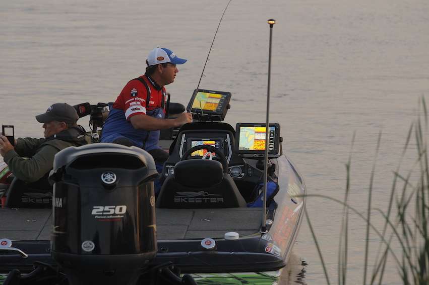 Electronics will be key this week. Anglers will keep their eyes on them while targeting these deeper smallmouth.