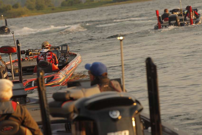 107 anglers are in the field this week.