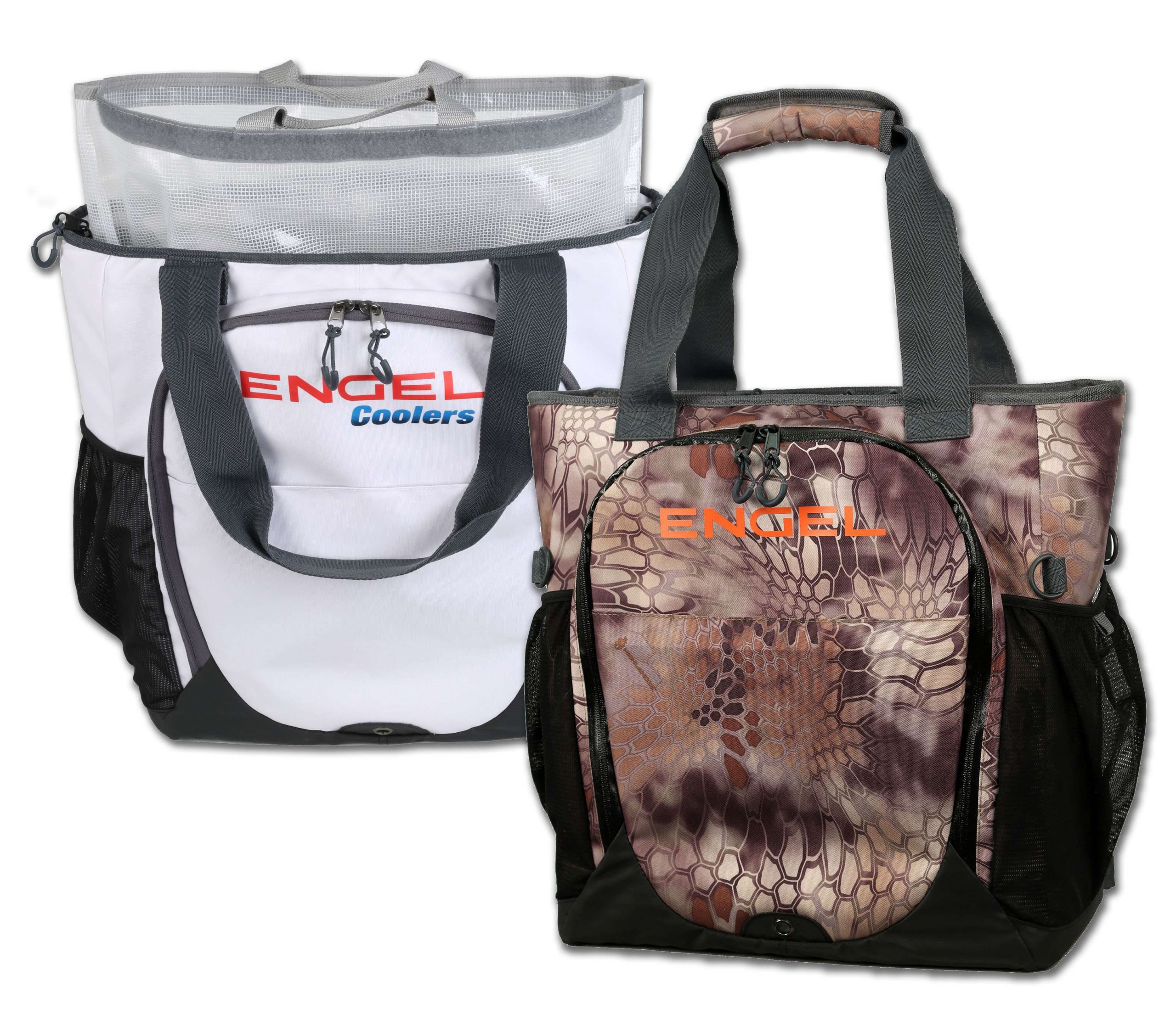 <b>Engel</b><br>	Cooler Backpack<br>	This backpack will keep ice cold for three days due to its advanced liner bag that's puncture-resistant and has anti-microbial protection. There's also a 