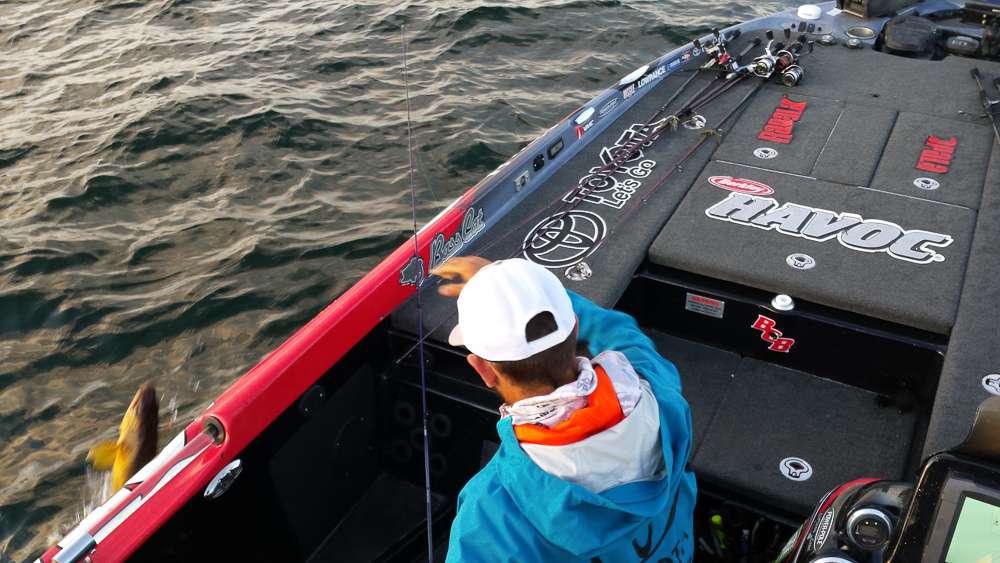 Marshal Rick Winter spent one day with Michael Iaconelli on the St. Lawrence River. 