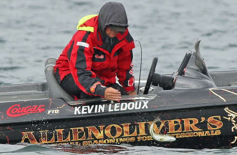 Kevin LeDoux would boat his third keeper.